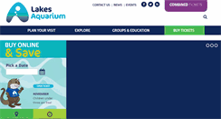 Desktop Screenshot of lakesaquarium.co.uk