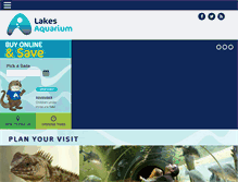 Tablet Screenshot of lakesaquarium.co.uk